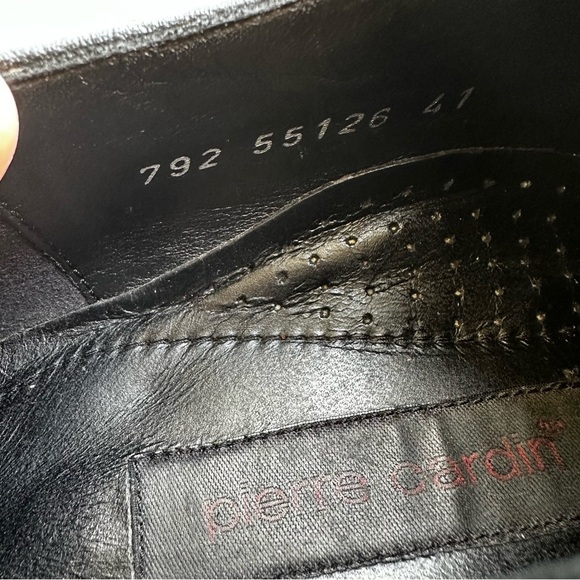 Pierre Cardin Paris Leather Black Oxford Men’s Size 41 main image 12